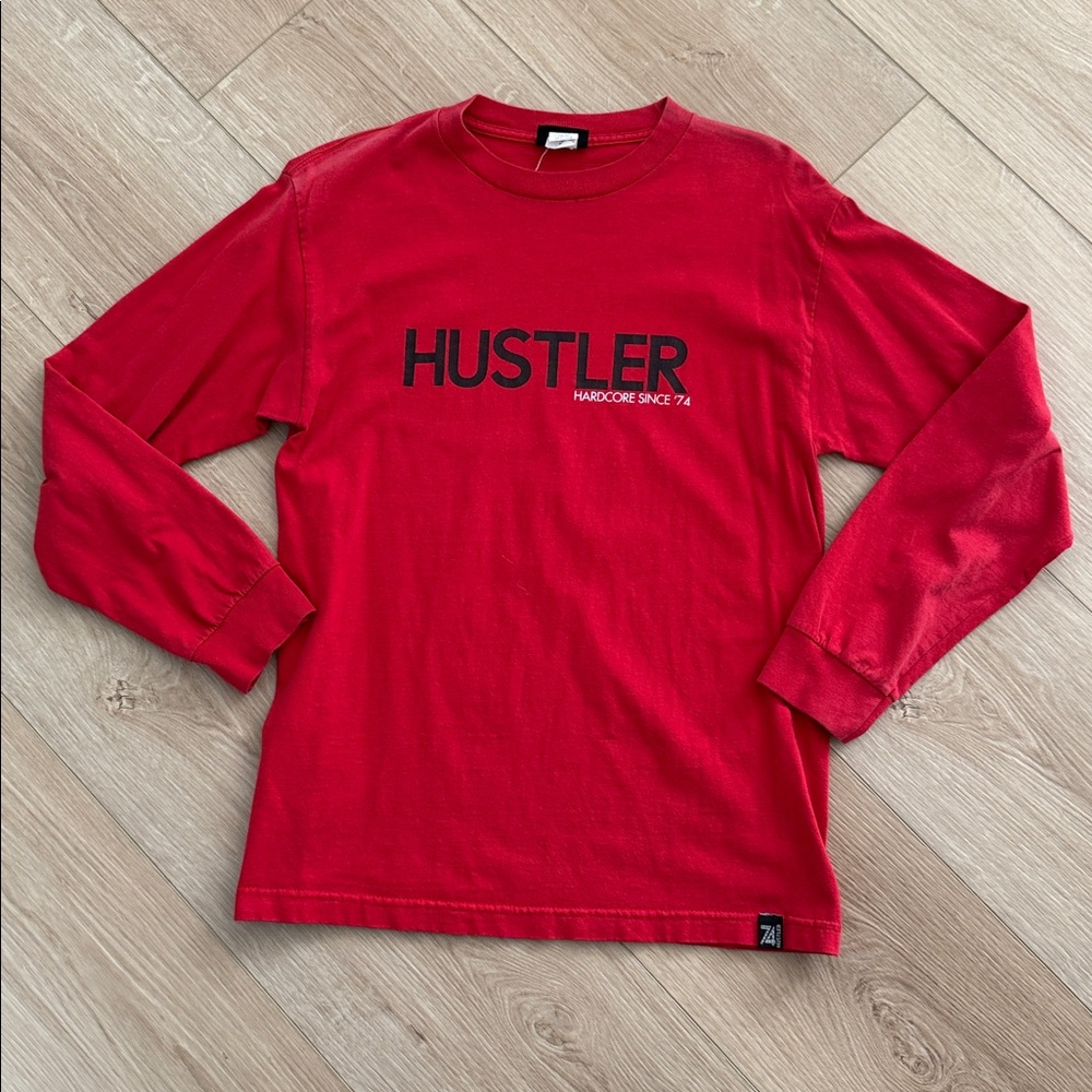 Hustler Red Long Sleeve Shirt